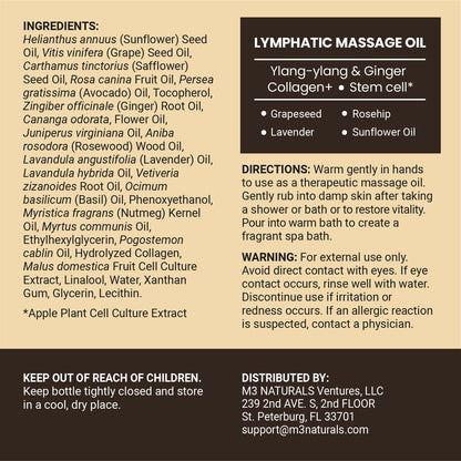Anti Cellulite Massage Oil for Massage Therapy with Collagen (8 Fl Oz)