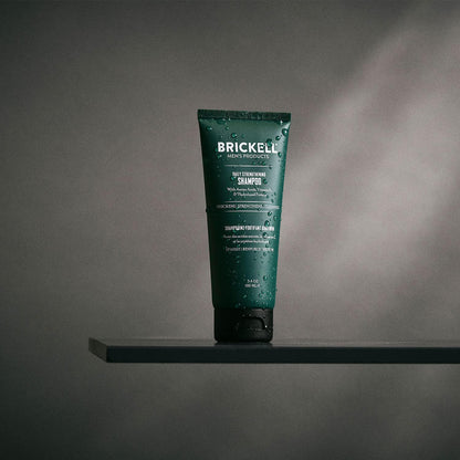 Brickell Men's Products Daily Strengthening Shampoo for Men, Mint & Tea Tree Oil To Soothe Dry and Itchy Scalp, Sulfate Free and Paraben Free, With Pro-Vitamin B5 & Hydrolyzed Protein, 8oz, Scented