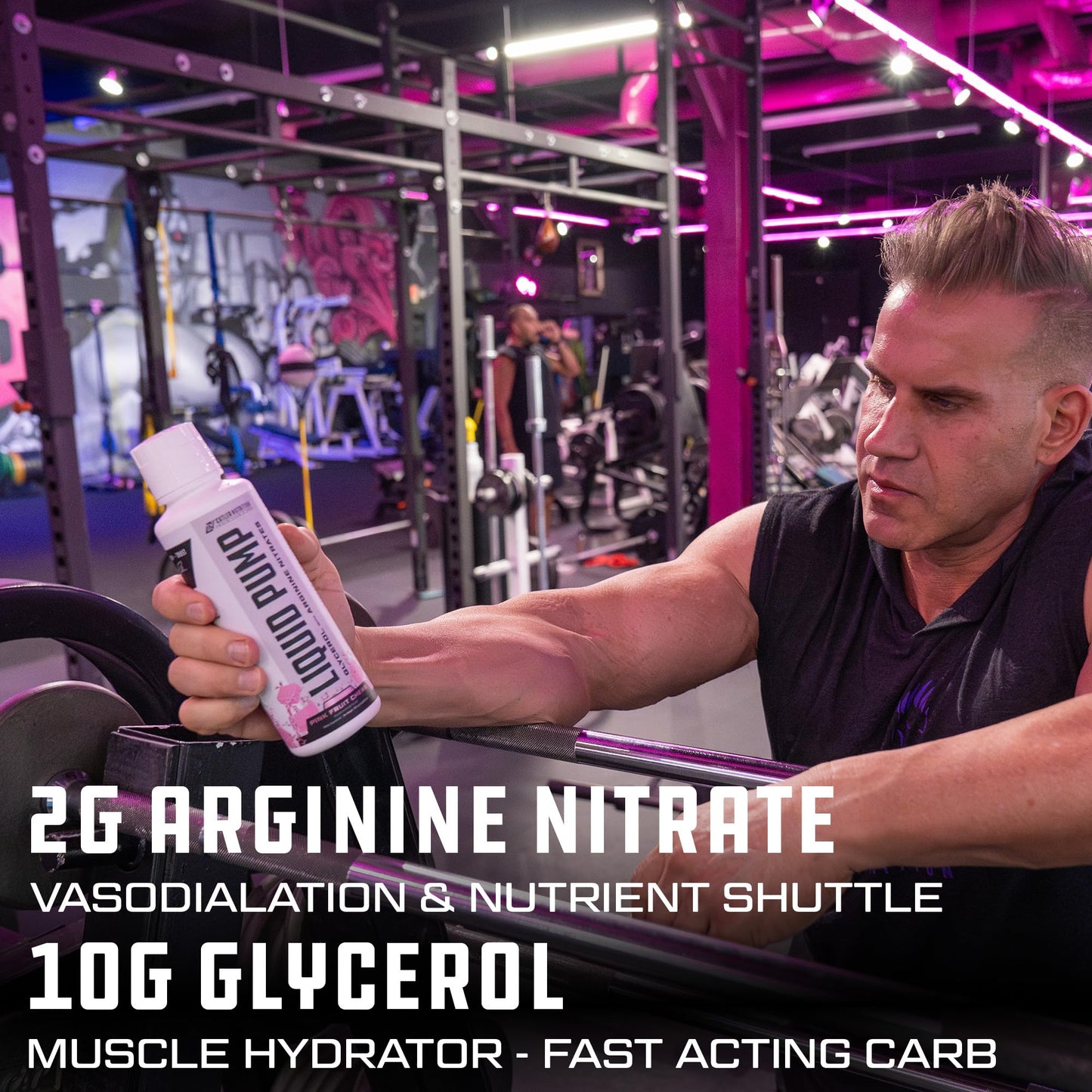 Cutler Nutrition Liquid Pump Caffeine-Free Pre-Workout Nitric Oxide Booster | Blue Raspberry, 16 fl oz | Liquid pre-workout with glycerol and arginine nitrates for muscle pumps, hydration and performance