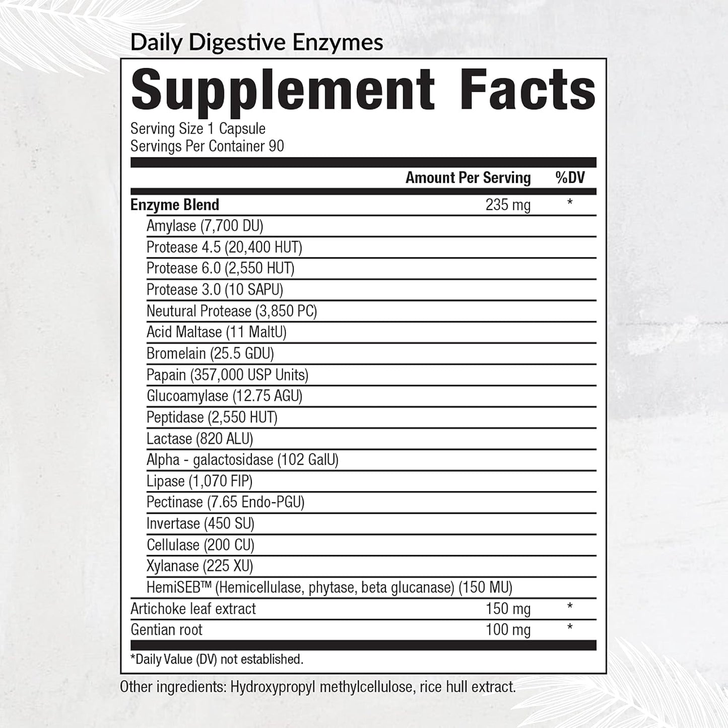Equilife Daily Digestive Enzymes, Bromelain, Lactase & Lipase, 90 Capsules | Supports Healthy Digestion, Acid Balance & Nutrient Absorption | Allergen Free | Gluten Free | Vegan | Non-GMO