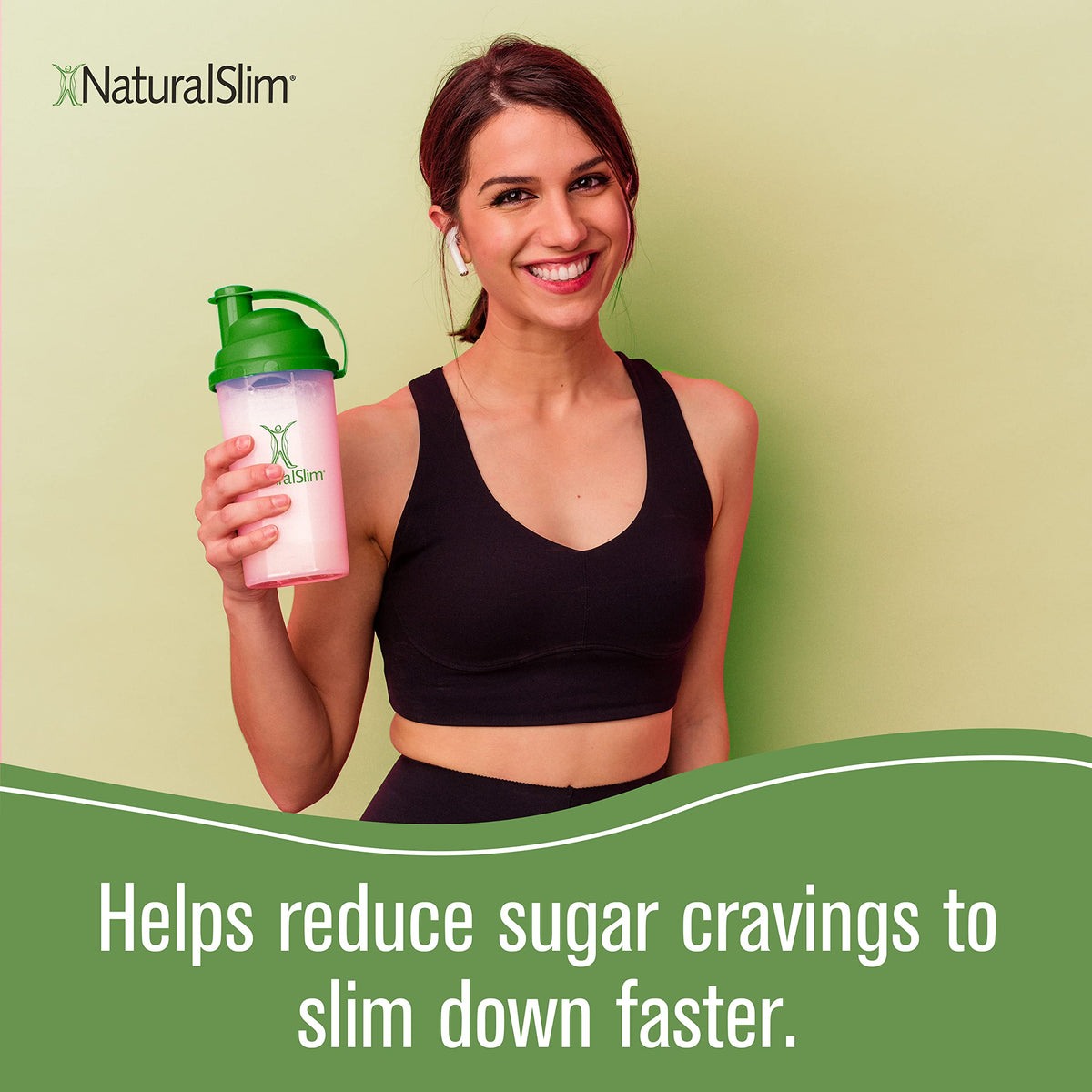 NaturalSlim Metabolic Whey Protein Powder Strawberry – Low Carb, Meal Replacement