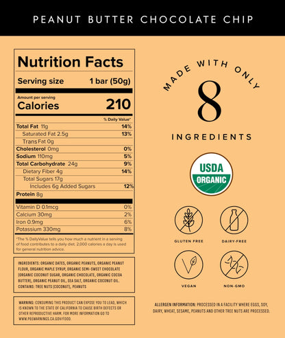 Truvani Plant Based Snack Bars | Variety | 12 Pack | Vegan | 5-8g Protein | USDA Organic and Vegan | Dairy, Soy, and Gluten Free | Individually Wrapped