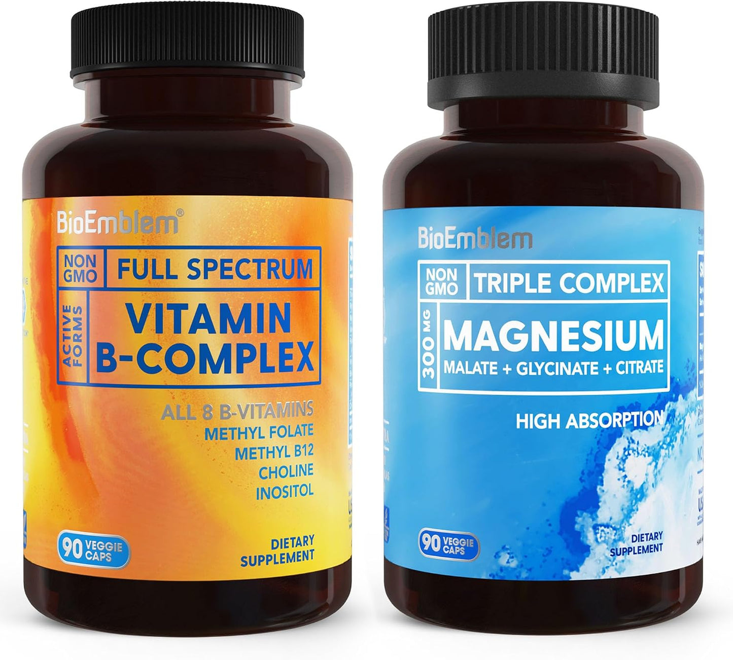 BioEmblem Triple Magnesium Complex and Vitamin B-Complex