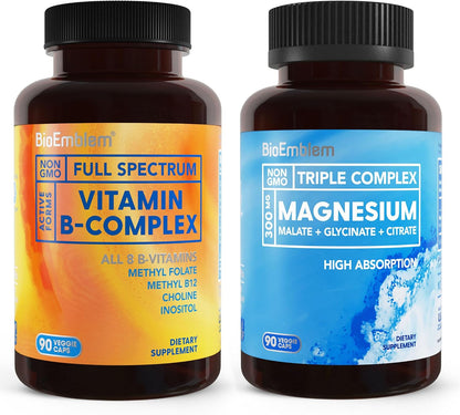 BioEmblem Triple Magnesium Complex and Vitamin B-Complex