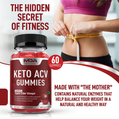 Keto ACV Gummies Advanced Weight Loss, Apple Cider Vinegar Gummies, ACV Keto Gummies