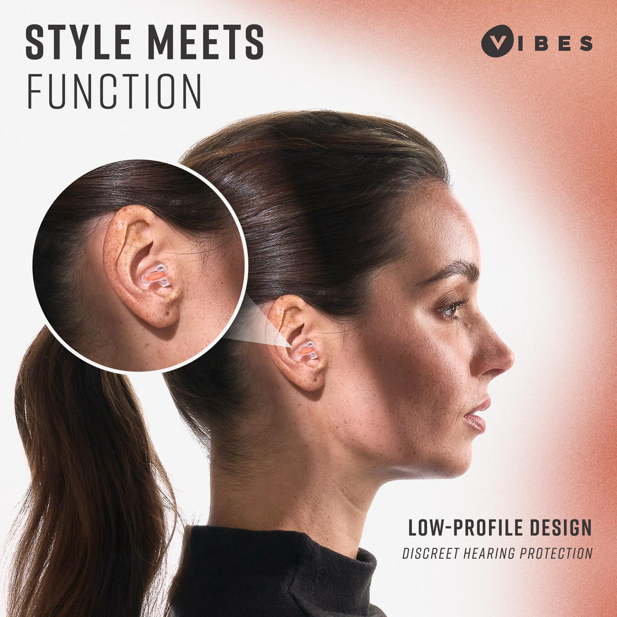 Vibes High Fidelity Ear Plugs - Invisible Earplugs for Music Concerts, Musicians, Motorcycl