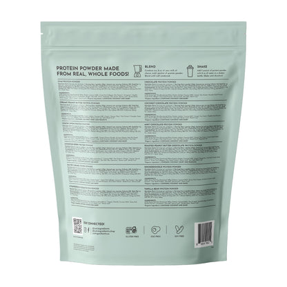 JUST INGREDIENTS Vanilla Bean Protein Powder – 20-Serving Blend with 100% Grass-Fed Whey & Organic Plant Proteins – Real Vanilla Bean & Cinnamon – Supports Muscle Recovery, Energy*