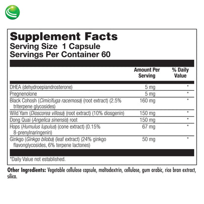 Nutra BioGenesis - BioFem Transition - DHEA, Pregnenolone, Wild Yam, and Dong Quai for Menopause
