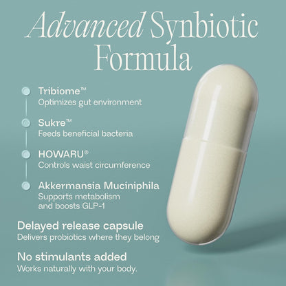 BIOMA GLP-1 Booster - Natural Appetite Control Supplement with Clinically Proven Probiotics, Prebiotics & Postbiotics - Support Weight Management & Satiety, (60 Capsules - 30 Day Supply)