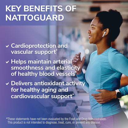 NattoGuard SR, Nattokinase Complex, 60 Day Supply, Sustained Release Formula for Daily Circulation Support, Advanced Bioavailability, Hypoallergenic, 120 Capsules