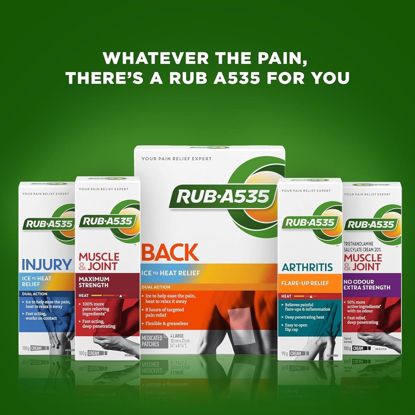 RUB A535 EXTRA STRENGTH CREAM For Relief of Arthritis, Rheumatic Pain, Muscle Pain, Joint & Back Pain 100 g