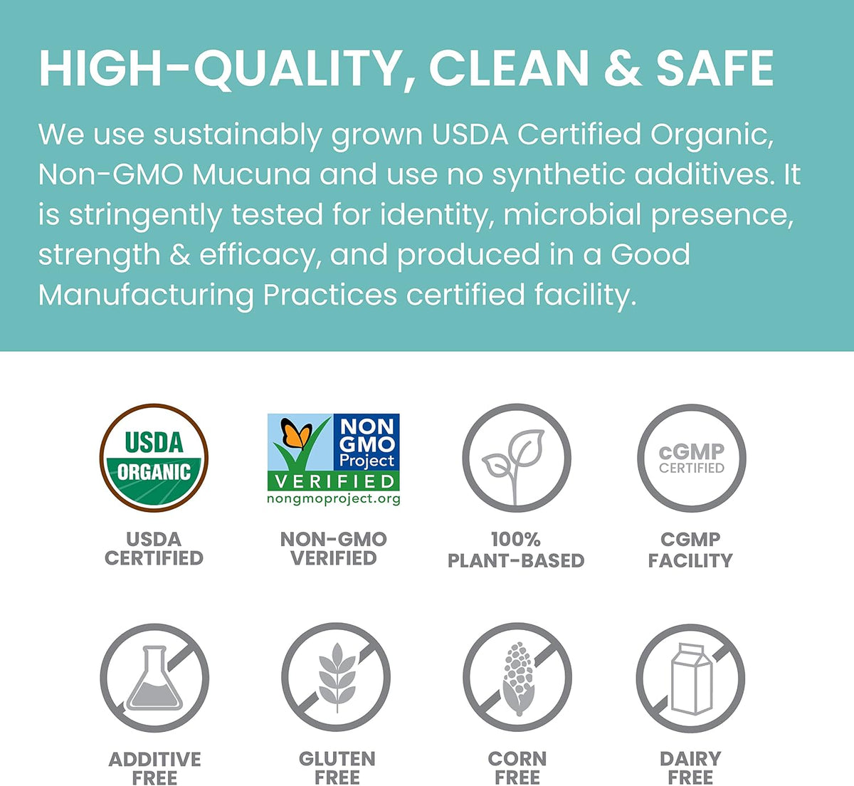 Himalaya USDA Organic Mucuna Pruriens Supplement, 600 mg, 60 Caplets