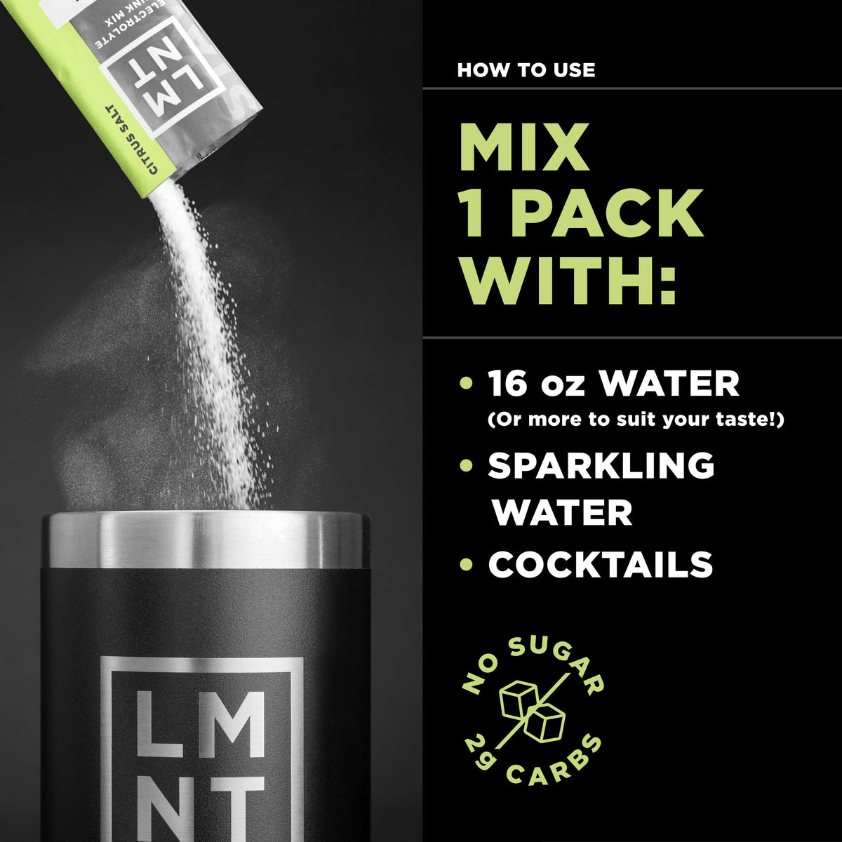 LMNT Zero-Sugar Electrolytes - Variety Pack Bundle - Hydration Powder Packets