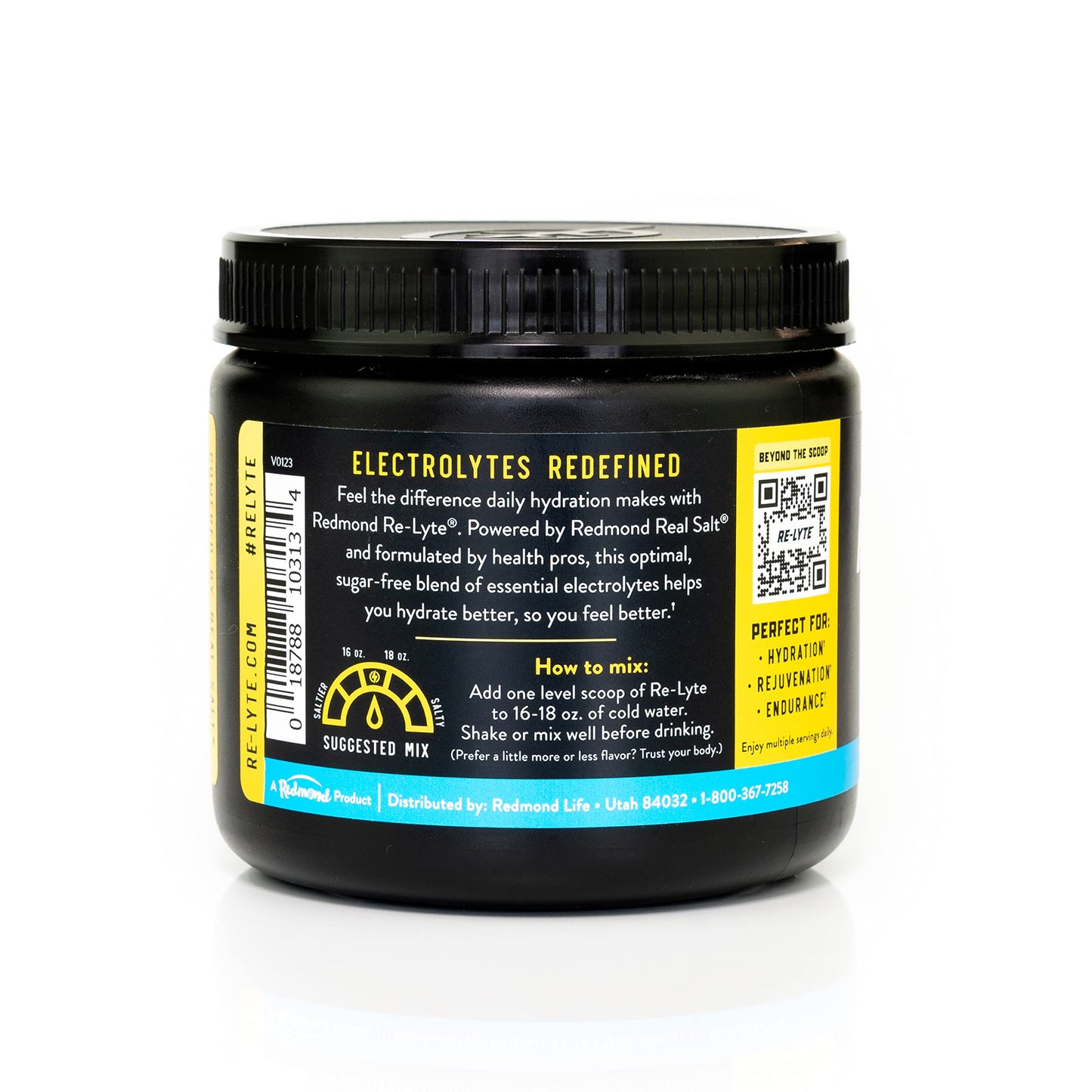 REDMOND Re-Lyte Sugar Free Electrolyte Powder Mix (Strawberry Lemonade) | Zero Sugar Electrolytes, Hydration Powder
