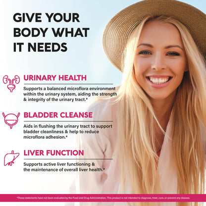 D-Mannose 2000mg with Cranberry & Hibiscus - Clinically Tested Strength for Urinary Tract Health - Supplement for Women - Bladder, Liver & Microflora Support - Lab Tested - Vegan, 120 Capsules