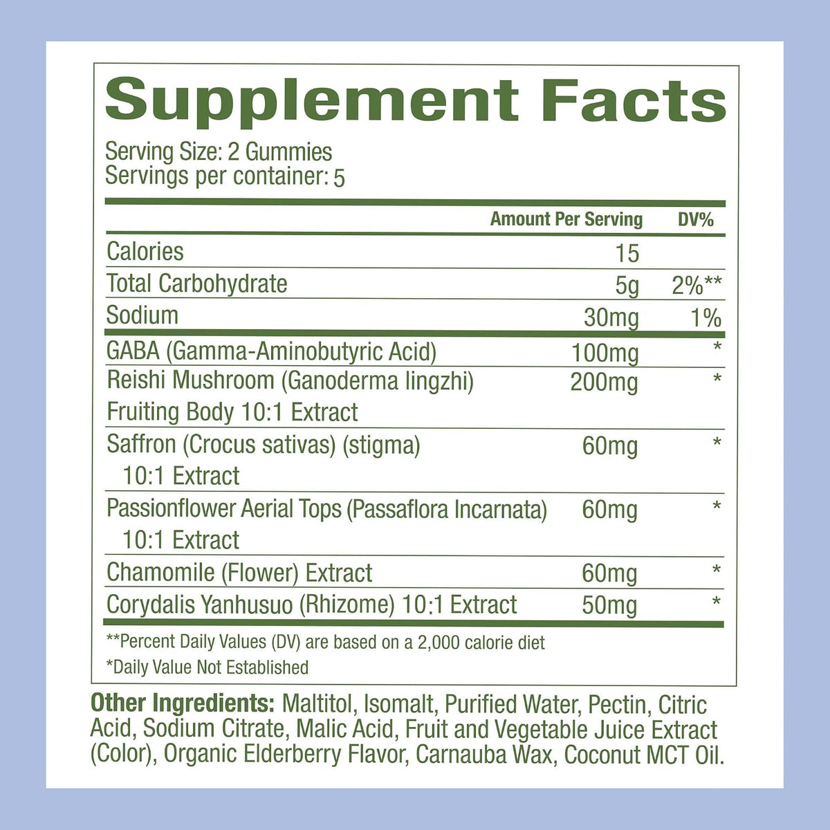 Plant People WonderSleep Mushroom Gummies Supplement for Sleep, Trial Size