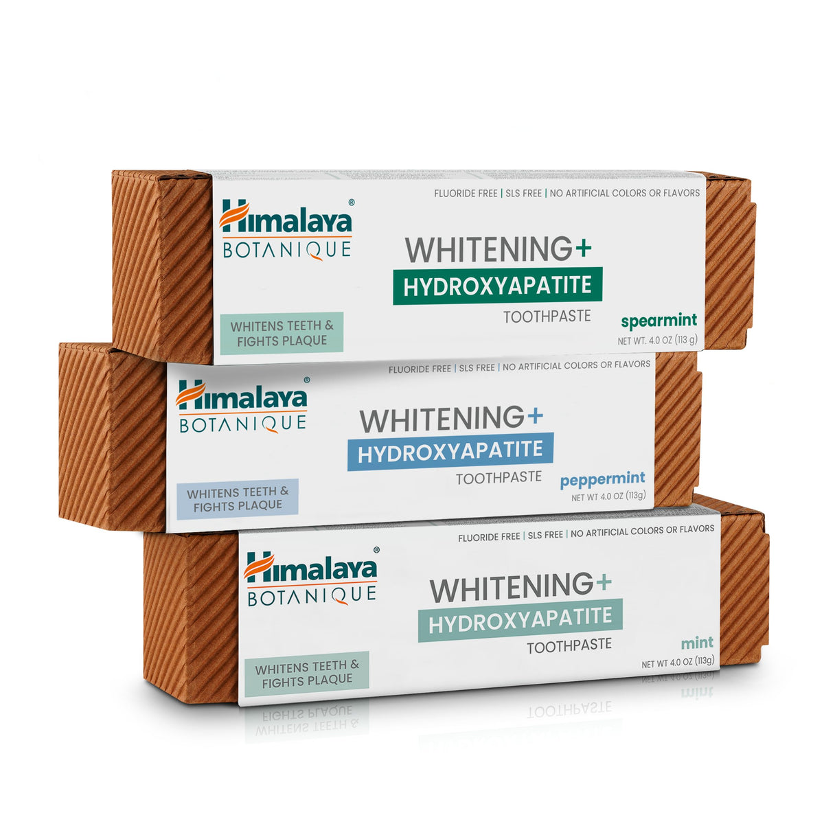 Himalaya Botanique Whitening+ Nano Hydroxyapatite Toothpaste, Mint, 4 oz