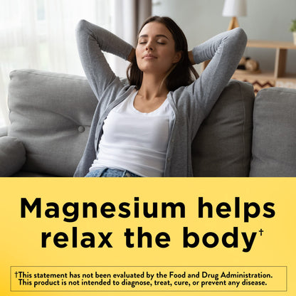 Nature Made Magnesium Oxide 250 mg, Dietary Supplement for Muscle, Heart