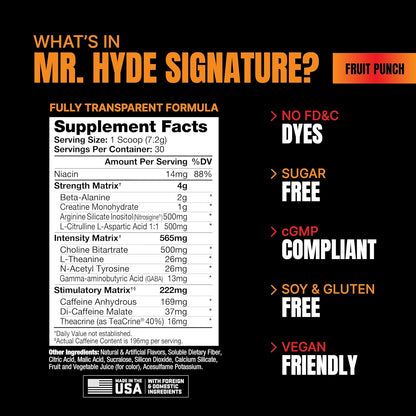 ProSupps Mr. Hyde Signature Series Fruit Punch and HydroBCAA+Essentials Watermelon Bundle