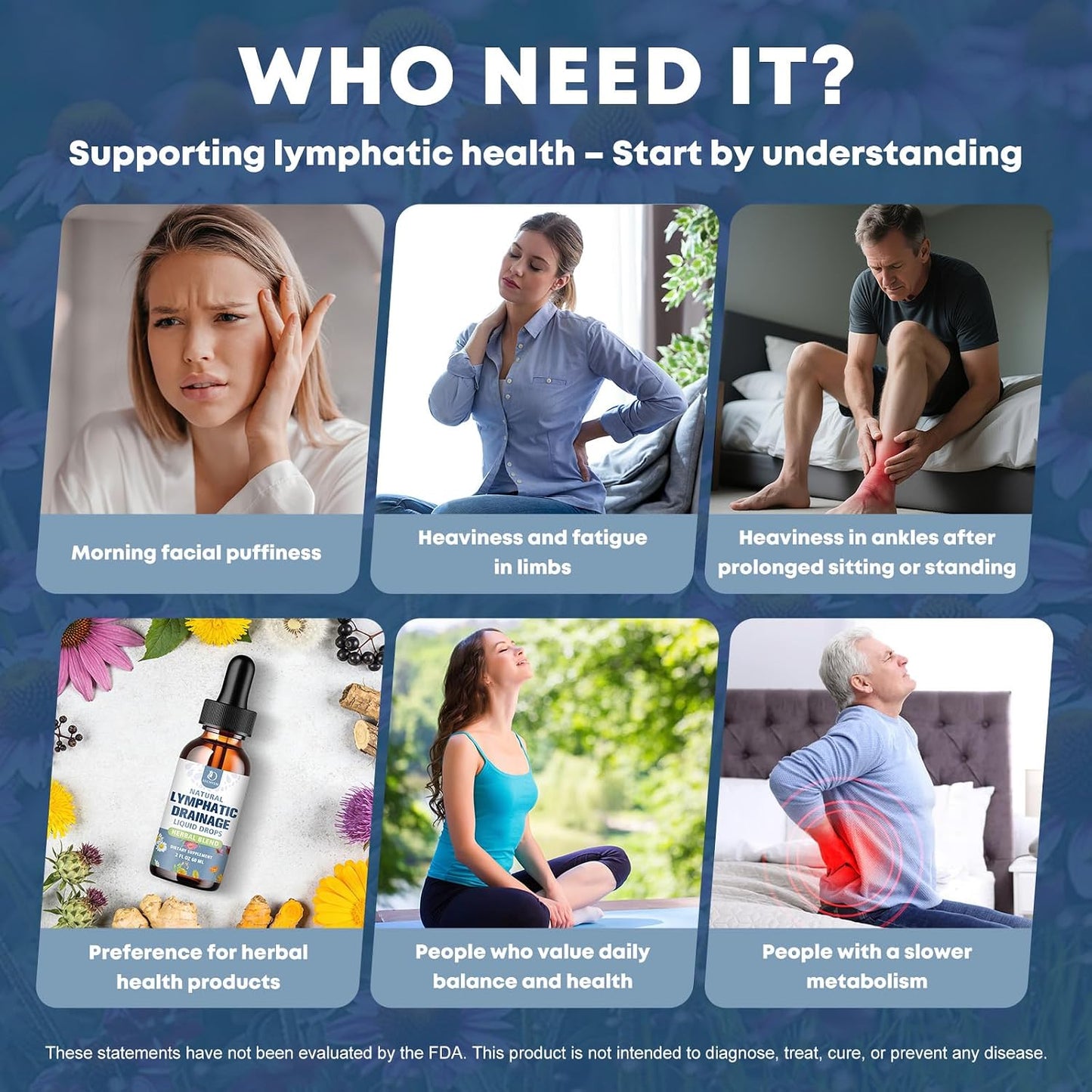 Liposomal Lymphatic Drainage Drops – 9 in 1 Organic Lymphatic Drainage Drops with Echinacea, Burdock Root, Dandelion, Milk Thistle for Lymphatic Health & Immune Support, Sugar Free, 2 Fl Oz