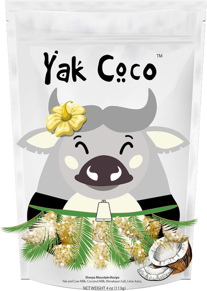 Yak Coco 4oz Functional Dog Treat - Active Coconut Supports Dog Skin and Coat