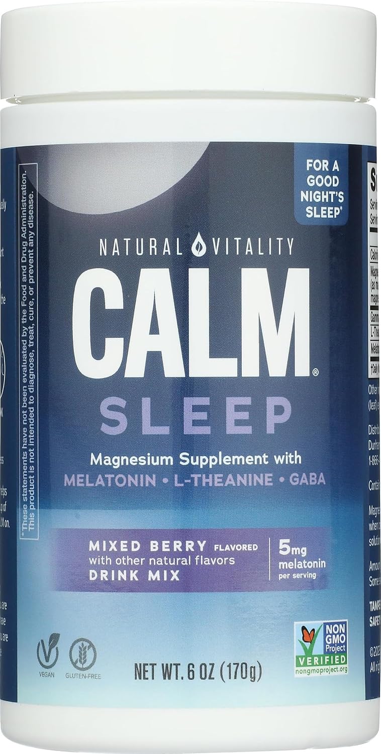 Natural Vitality Natural Calm Specifics CALMFUL SLEEP (Mixed Berry Flavor) 6 ounces