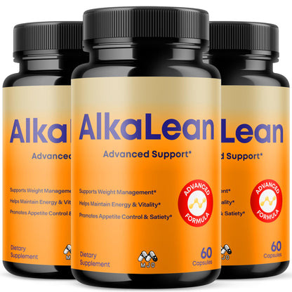 Alkalean Capsules, Alka Lean Weight Management Support Pills, 60 Capsules