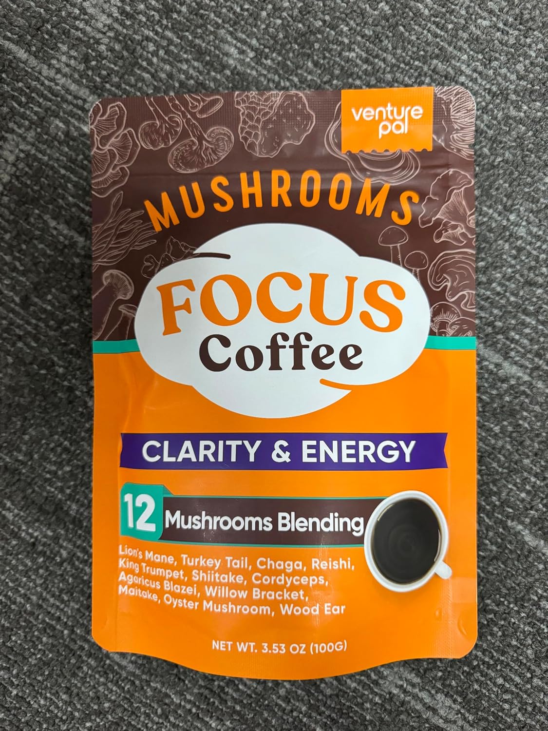 Venture Pal Mushroom Powder & Focus Coffe Bundle