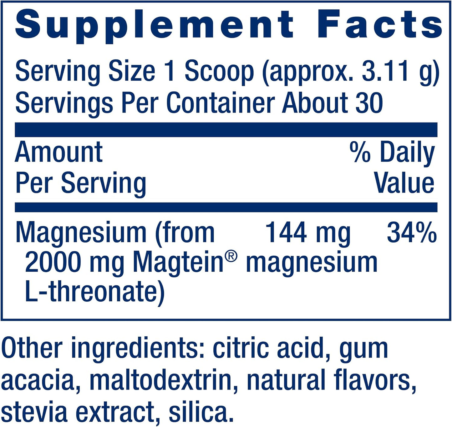 Life Extension Neuro-Mag Magnesium L-Threonate Powder (Tropical Punch) - Ultra-Absorbable Magnesium - Supports Memory, Focus, Cognitive Function & Mood - Gluten free, Non-GMO, Vegetarian (30 Servings) | Tropical Punch Powder Mix for Memory, Recall Speed &