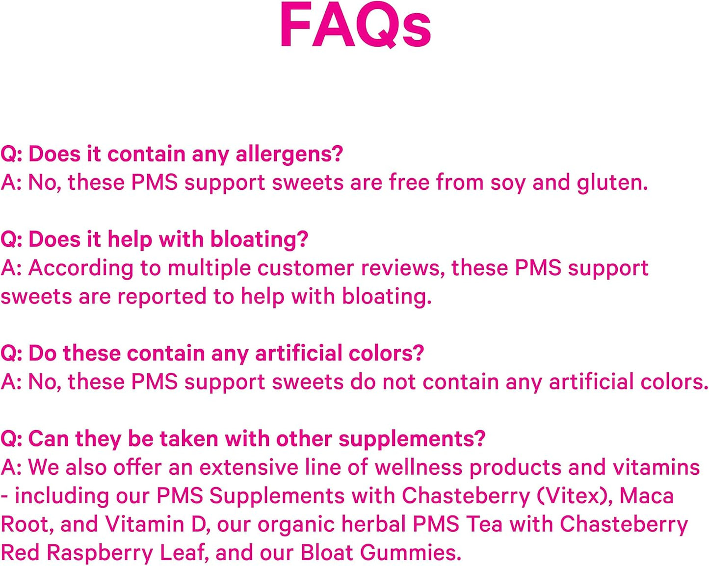Pink Stork Organic PMS Support Sweets for Teens and Women - Simple & Natural Ingredients Vitamin B6 and Peppermint - Period, Digestion, Bloating, Mood Swings - 30 Drops