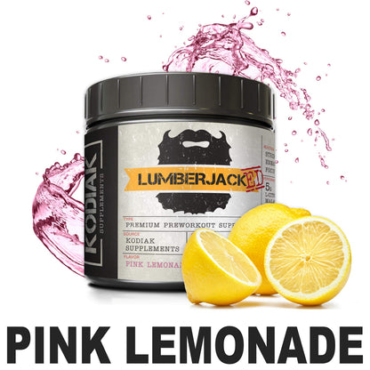 Kodiak Supplements LUMBERJACKED Pre-Workout Supplement with CarnoSyn 30 Servings