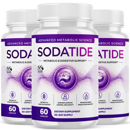 Sodatide Capsules , Soda Tide Weight Management Pills 2-Pack 120 Capsules