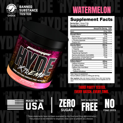 ProSupps Mr. Hyde Xtreme Pre Workout Powder with Creatine, Beta Alanine & Caffeine – Extreme Energy, Pumps, Focus & Performance - Fitness & Gym Supplements for Men & Women (Pixie Dust, 30 Servings)