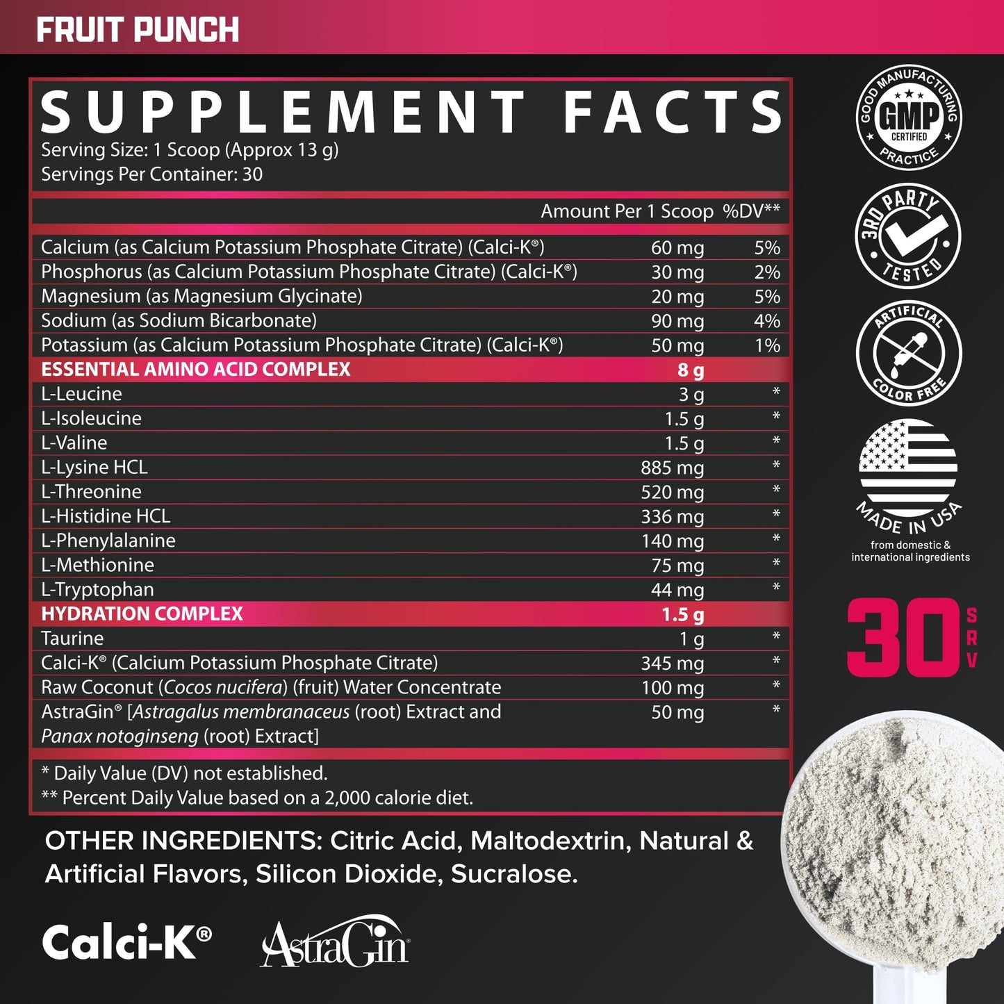 Nutrex Research EAA Hydration | EAAs + BCAA Powder | Muscle Recovery, Strength, Muscle Building, Endurance | 8G Essential Amino Acids + Electrolytes | Strawberry Watermelon 30 Serving