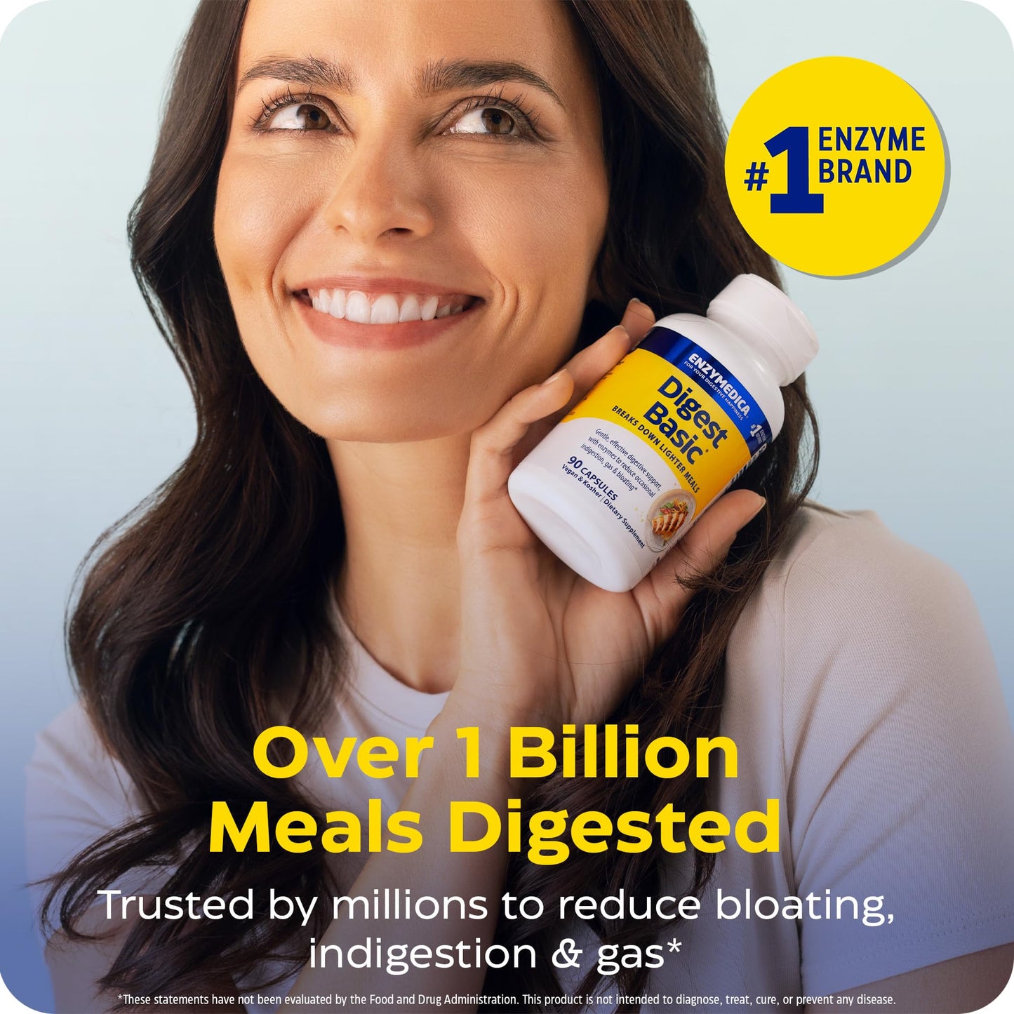 Enzymedica Digest Basic - Helps Gas & Bloating - 180 Caps