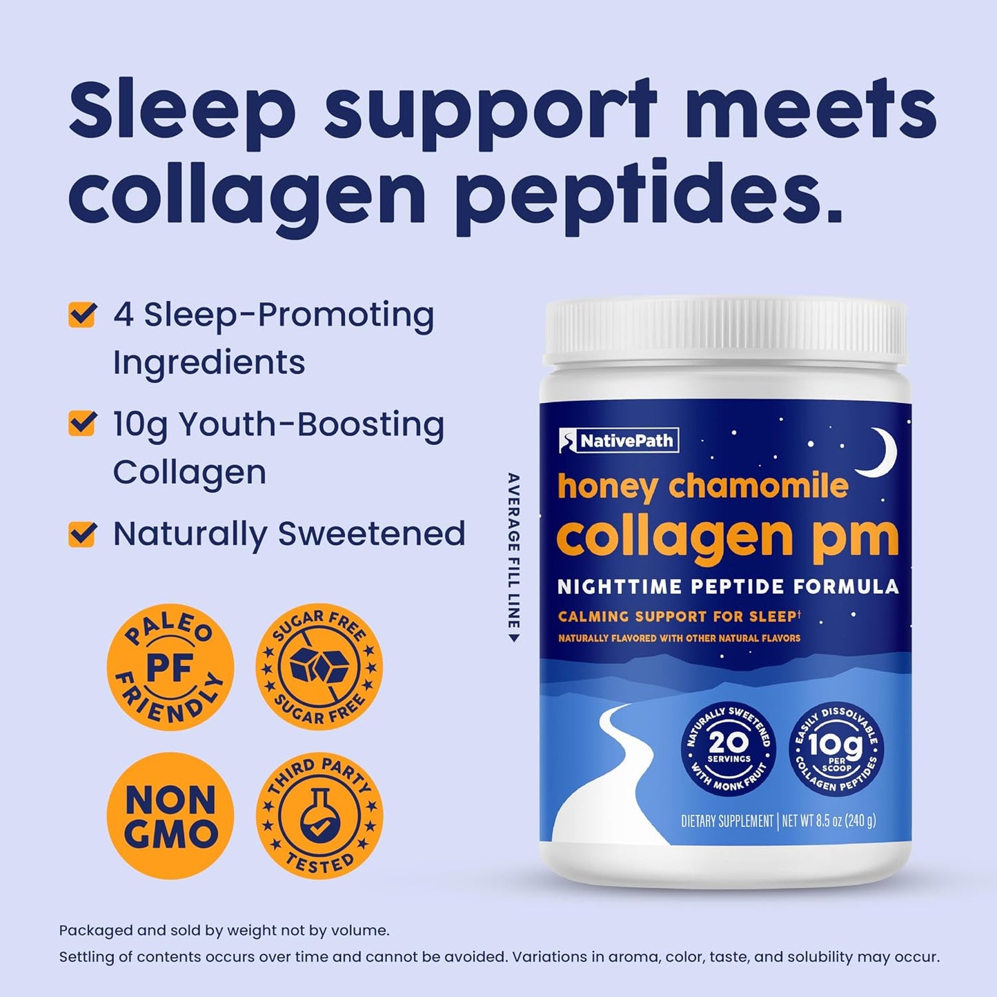 NativePath Collagen PM - Chocolate & Honey Chamomile Bundle