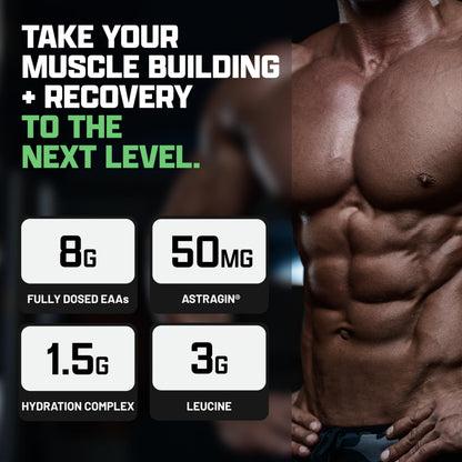 Nutrex Research EAA Hydration | EAAs + BCAA Powder | Muscle Recovery, Strength, Muscle Building, Endurance | 8G Essential Amino Acids + Electrolytes | Strawberry Watermelon 30 Serving