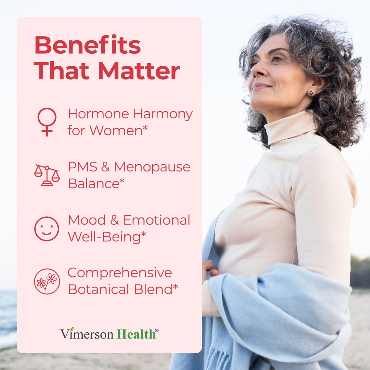 Hormone Balance for Women - PMS, Menopause, Mood & Cycle Support, 60 Ct