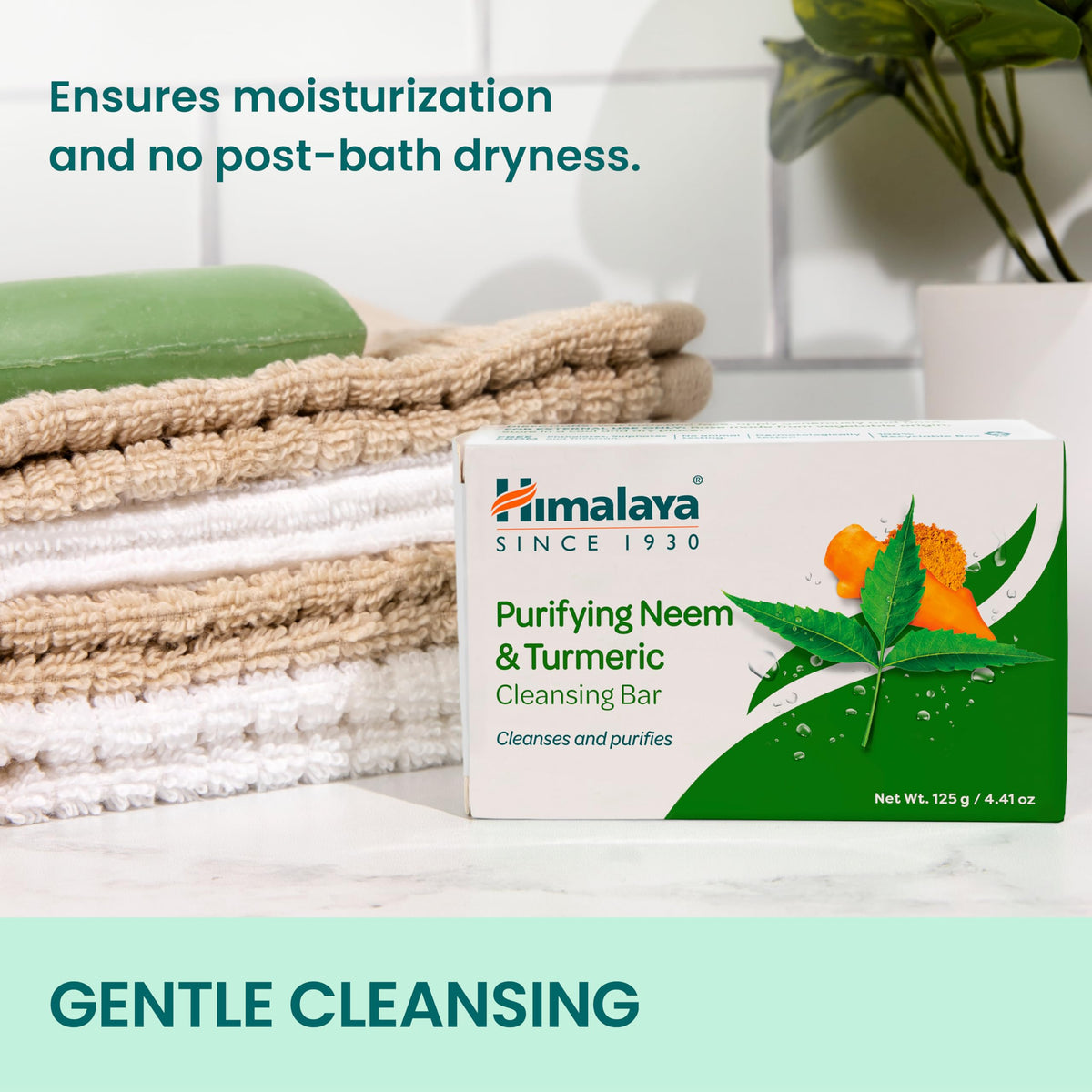 Himalaya Nourishing Cream & Honey Cleansing Bar Soap, 4.41 oz, 6 Pack