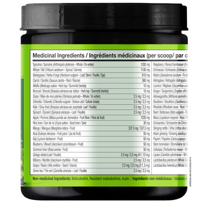 NATURELO Raw Greens Superfood Powder 480 Grams, Mixed Berry - Supports Energy, Immunity and Detox - Includes Spirulina, Wheat Grass and Organic Greens for Whole Food Nutrition