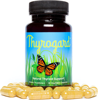 Natural Thyroid Support Supplement, Vegan, Gluten-Free | Promotes Steady Energy, Balanced Mood, and Mental Clarity While Easing Everyday Fatigue and Brain Fog, 30-Day Supply