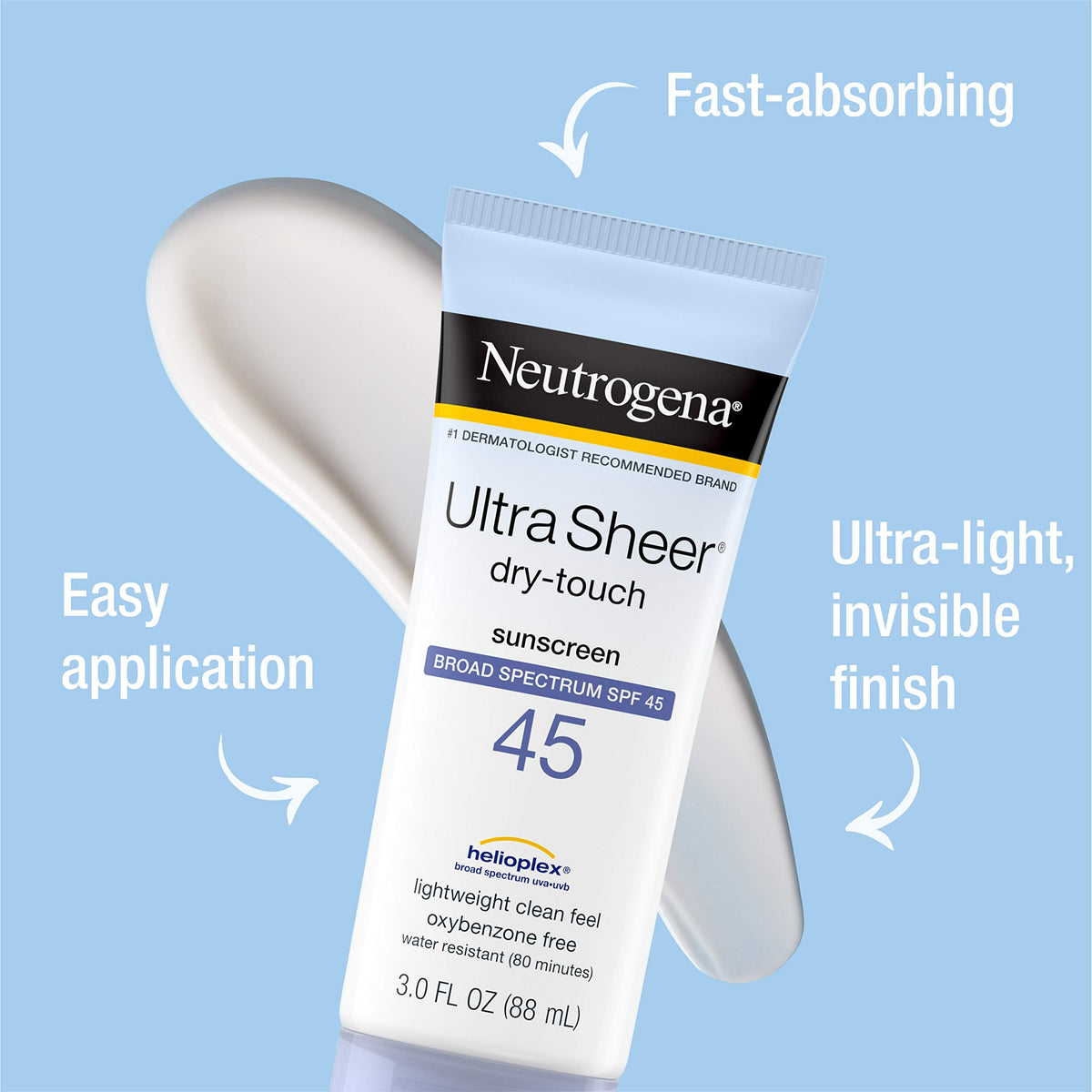 Neutrogena Ultra Sheer Dry-Touch Water Resistant and Non-Greasy Sunscreen