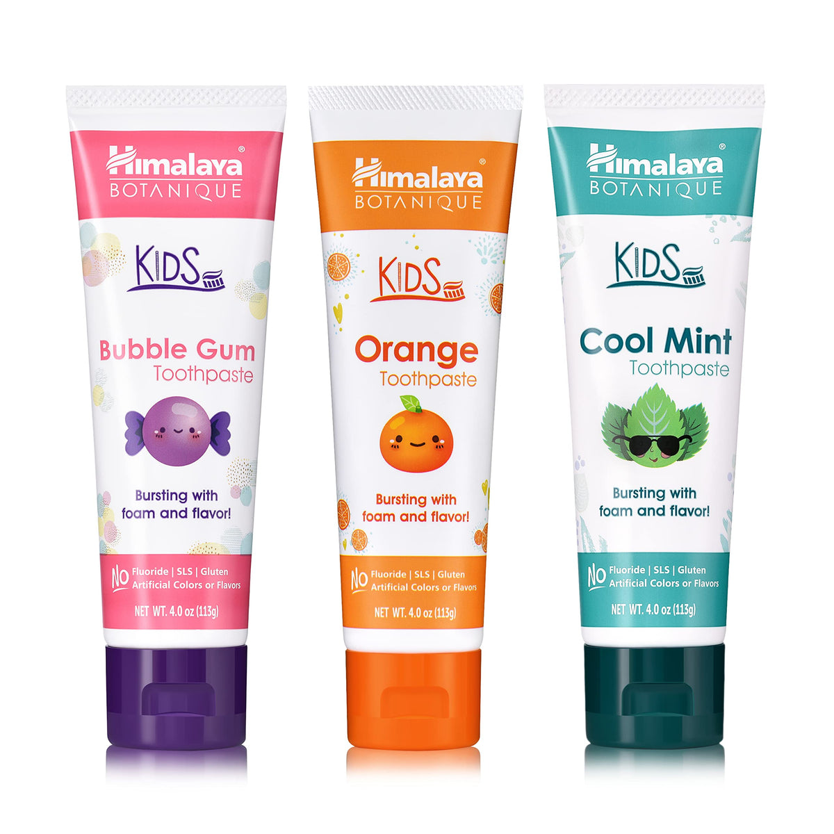 Himalaya Botanique Kids Toothpaste, Cool Mint, 4 Oz, 1 Pack