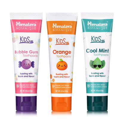 Himalaya Botanique Kids Toothpaste, Cool Mint, 4 Oz, 1 Pack