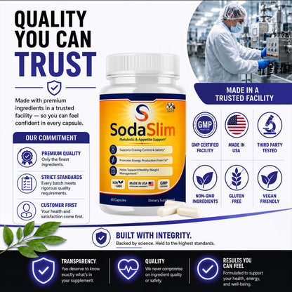 Sodaslim capsules for Weight Management Soda Slim Pills 2-Pack 120 Capsules