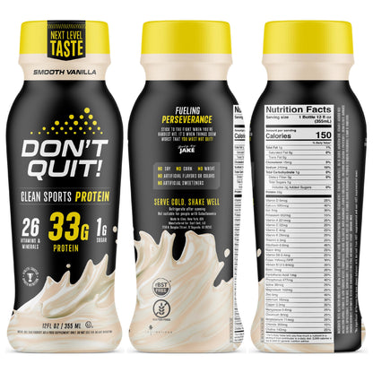 DON'T QUIT Clean Sports PROTEIN Shake (Vanilla)