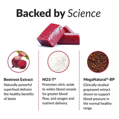 Force Factor Total Beets Blood Pressure Support Supplements with Beet Powder & Total