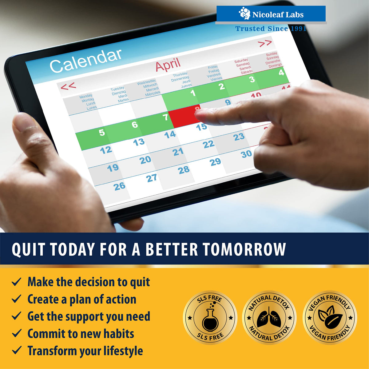 Smoker's Cleanse - Quit Smoking Aid & Respiratory Support - Made in USA