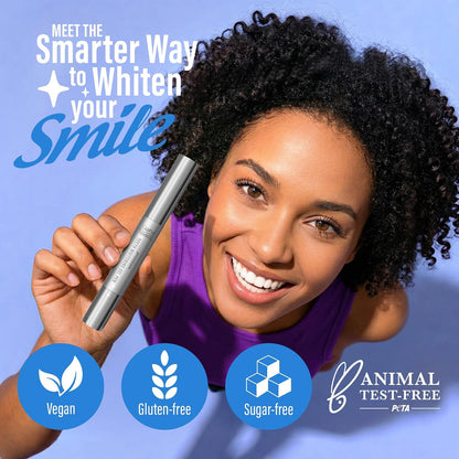 GuruNanda Teeth Whitening Pen - Helps Remove Surface Stains from Coffee, Tea & Wine, Up to 70 Uses, Precision Brush Applicator, Travel-Friendly Whitening Gel Pen, Mint Flavor, 4 mL