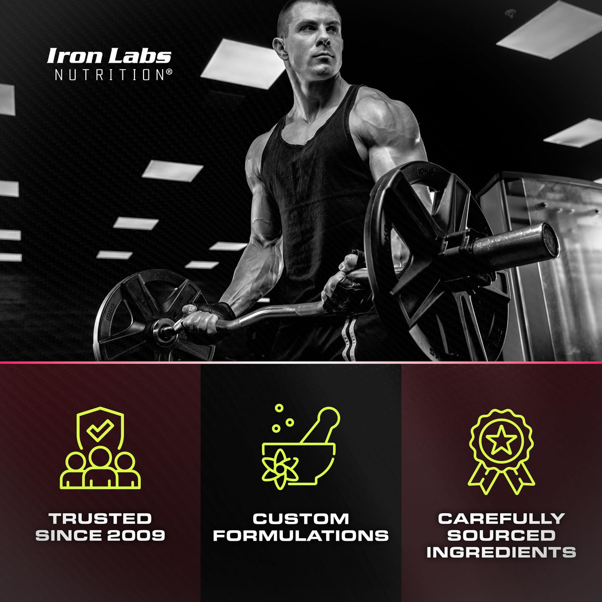 Iron Labs Nutrition Creatine Monohydrate Gummies for Men and Women (90 Gummy Bears)